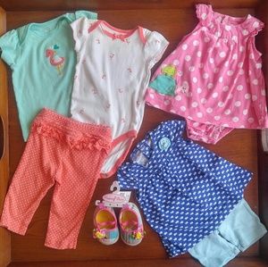 Infant Girl Summer Clothing Lot